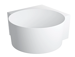 OMNIRES OVO Wanna narożna okrągła 120x120 cm biały mat