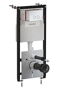 Omnires ECO FLUSH SET STRONGFRAME stelaż podtynkowy z przyciskiem chrom