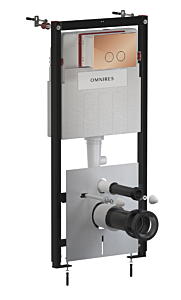 Omnires ECO FLUSH SET STRONGFRAME stelaż podtynkowy z przyciskiem miedź połysk 