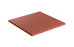 Omnires AQUAROCK M+ Brodzik kompozytowy 80 x 80 cm terracotta mat
