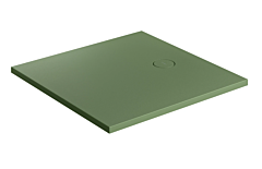 Omnires AQUAROCK M+ Brodzik kompozytowy 80 x 80 cm olive mat