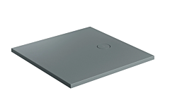 Omnires AQUAROCK M+ Brodzik kompozytowy 90 x 90 cm ash grey  mat