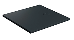 Omnires AQUAROCK M+ Brodzik kompozytowy 80 x 80 cm black lava  mat