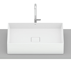 Roca Terra Umywalka nablatowa 51 x 36 cm Fineceramic biały mat