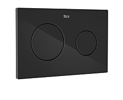 Roca PL10 ONE Przycisk podwójny Titanium Black