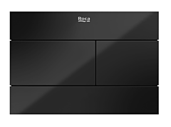 ROCA DUPLO S PS 2 Przycisk podwójny Czarne szkło