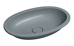 Omnires Shell M+ Umywalka podblatowa 54 x 34 cm ash grey mat