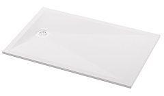 Ronal - Sanswiss AIR Brodzik prostokątny 1700 x 800 mm biały mat, odpływ na krótszym boku