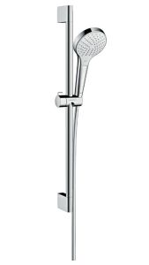 Hansgrohe Croma Select S Zestaw prysznicowy Vario z drążkiem 65 cm biały/chrom