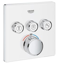 Grohe SmartControl Bateria termostatyczna podtynkowa biała