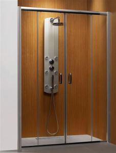Radaway Premium Plus DWD Drzwi prysznicowe 180 cm szkło brązowe
