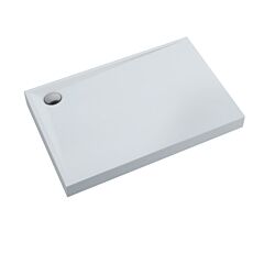 Schedline Brodzik akrylowy zintegrowany z nośnikiem Stabilsound Plus oraz obudową akrylową przeciągniętą do podłogi Solidstep 80x100x11 cm, prostokątny