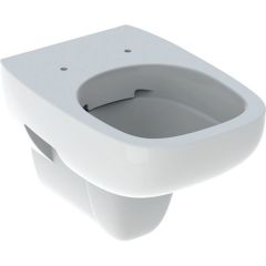 Geberit Fantasia miska WC ceramiczna lejowa Rimfree wisząca 35.5 x 51 x 33.5 cm biała
