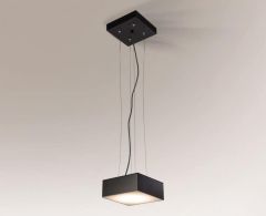 Shilo ZAMA Lampa wisząca 1xLED czarna