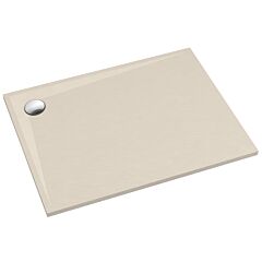Schedline Brodzik kompozytowy Stabilsound Plus Libra Cashmere Stone 90x120x3 cm, prostokątny