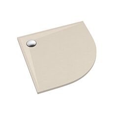 Schedline Brodzik kompozytowy Stabilsound Plus Libra Cashmere Stone 90x90x3 cm R55, półokrągły