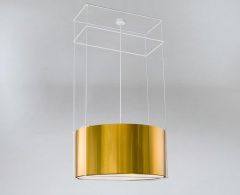 Dohar PAA WHITE Lampa wisząca biały mosiądz