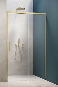 Radaway Idea DWJ Drzwi do wnęki 125 cm (123,7-126,2cm) prawe profil jasne złoto szczotkowane