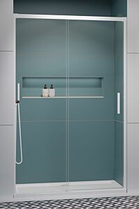Radaway Idea DWJ Drzwi do wnęki 105 cm (103,7-106,2cm) lewe profil biały