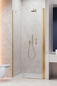 Radaway Nes DWS Drzwi do wnęki 90 cm prawe (88-91cm) profil złoty