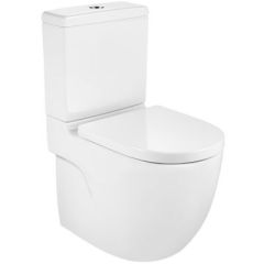 Roca Meridian Rimless miska WC kompaktowa stojąca biała 