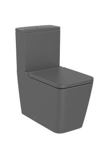 Roca Inspira Square miska WC Rimless kompaktowa onyks
