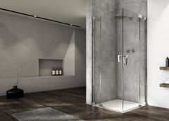 Ronal - Sanswiss Cadura Kabina prysznicowa 110Px110L cm profil srebrny połysk