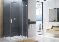 Ronal - Sanswiss Cadura Kabina prysznicowa drzwi prawe 120x90 cm srebrny połysk