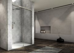 SanSwiss Cadura Drzwi prysznicowe rozsuwane prawe 120 cm (116,4-120,9 cm) srebrny połysk