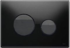 Tece TECEloop przycisk spłukujący szkło czarne przyciski czarne