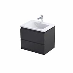 Oristi Brylant szafka podumywalkowa 60 cm czarny mat
