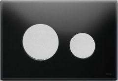 Tece TECEloop przycisk spłukujący szkło czarne przyciski chrom mat