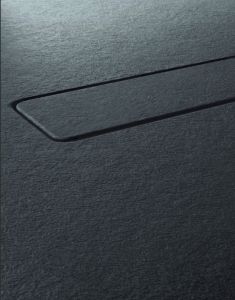 Novellini Custom Touch brodzik 120x70x3,5 cm czarny mat