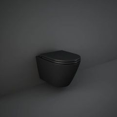 Rak Ceramics Feeling Miska WC 52 cm czarny mat 