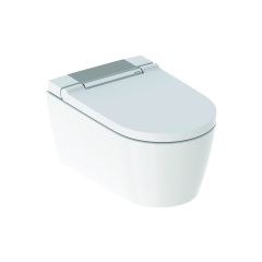 Geberit AquaClean Sela Urządzenie WC z funkcją higieny intymnej , wisząca miska WC, biały/chrom