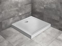 Radaway Doros C Compact Stone Brodzik kwadratowy z obudową 100x100 cm biały