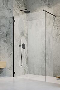 Radaway Essenza Pro Kabina Walk-In 140 cm profil czarny