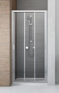 Przesuwne, 3-częściowe drzwi do wnęki prysznicowej Evo firmy Radaway.