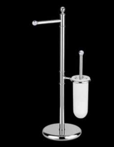 Bagno&Associati Stojak na papier szczotka WC stare złoto