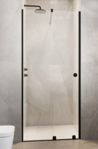 Radaway Furo DWJ RH Drzwi do wnęki 100 cm lewe (99-100,8 cm) profil czarny