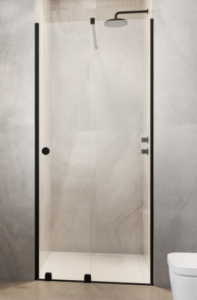 Radaway Furo DWJ RH Drzwi do wnęki 90 cm prawe (89-90,8 cm) profil czarny