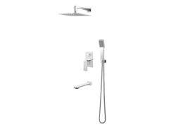 Vedo Mito kompletny system wannowo-natryskowy podtynkowy I 20 cm
