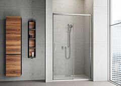 Radaway Idea DWJ Drzwi do wnęki 125 cm (123,7-126,2cm) prawe profil chrom