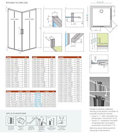 Radaway Idea KDD kabina prysznicowa 90 x 70 cm Nikiel szczotkowany (90R x70L)