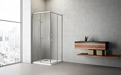 Radaway Idea KDD kabina prysznicowa 100 x 75 cm Chrom (75R x100L)