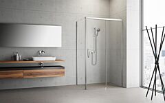 Radaway Idea KDJ kabina prysznicowa prawe 140 x 80 cm Chrom