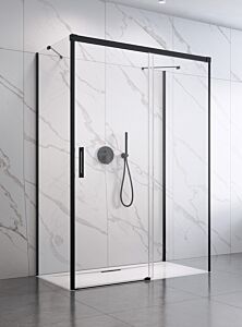 Radaway Idea KDJ+S kabina prysznicowa prawe 130 x 80 cm Czarny