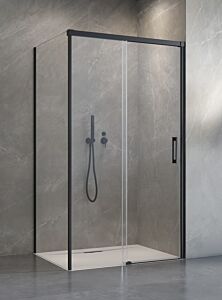 Radaway Idea KDS kabina prysznicowa lewe 110 x 90 cm Czarny
