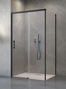Radaway Idea KDS kabina prysznicowa prawe 150 x 90 cm Czarny