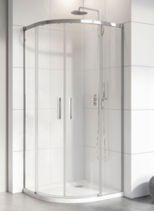 Radaway Idea PDD Kabina asymetryczna 100Lx80R cm profil chrom